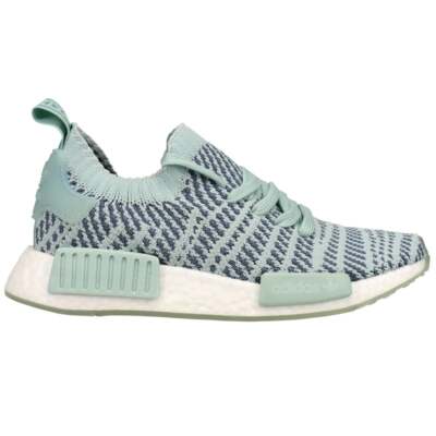 

Adidas Nmd_R1 Stlt Primeknit Женские кроссовки на шнуровке Размер 5 M Повседневная обувь CQ20, Зеленый, adidas Nmd_R1 Stlt Primeknit Lace Up