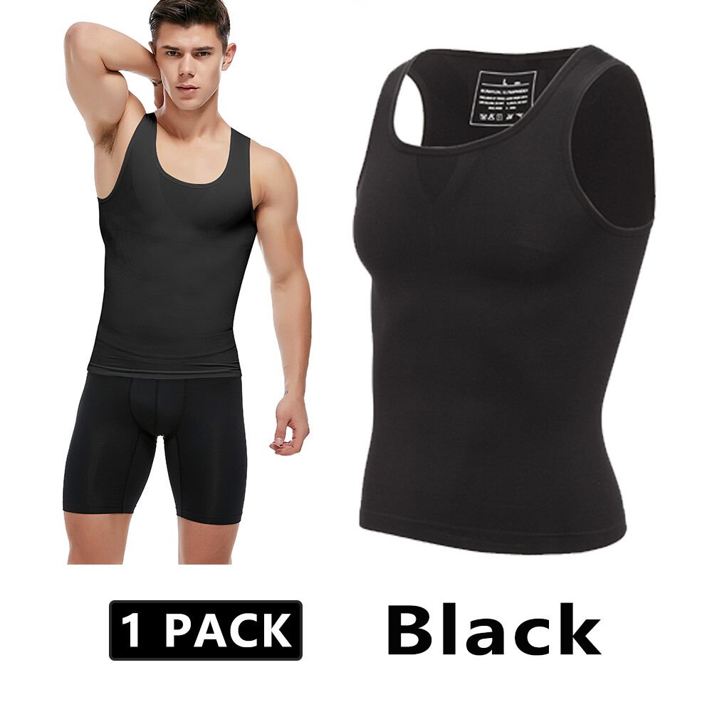 Men's Compression Slimming Shaper Vest Tummy Control Tank