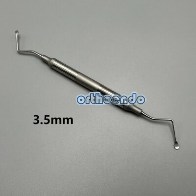 Periodonttal Dental Lucas Surgical Bone Curettes Serrated Spoon Instruments S.S