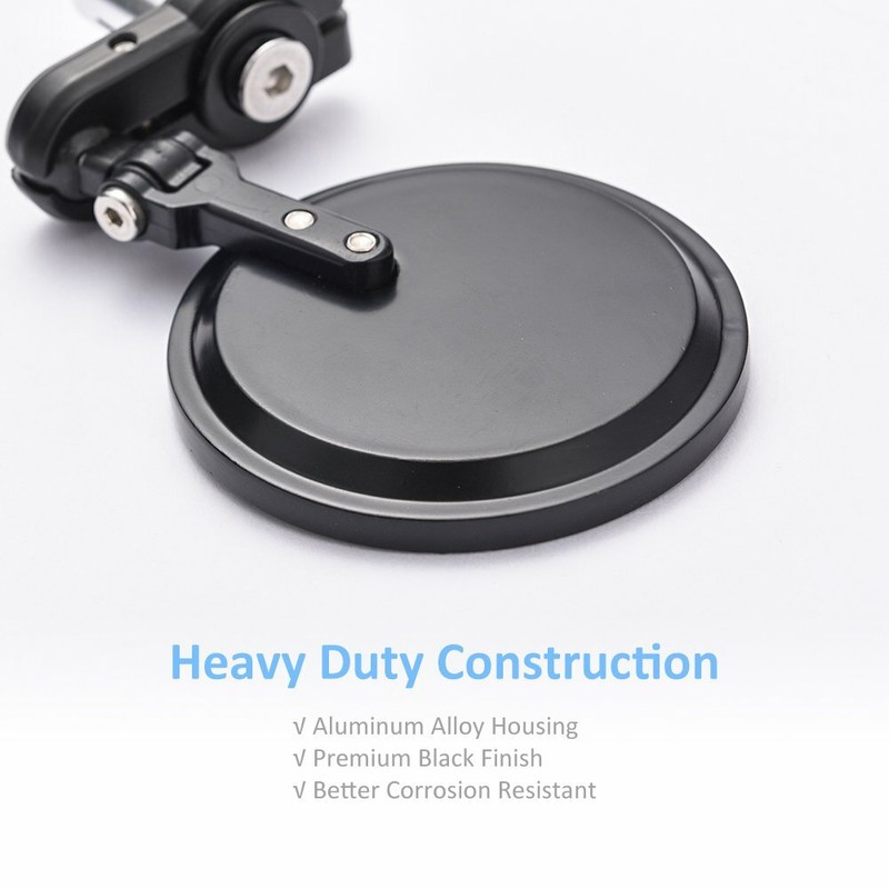 For SUZUKI DRZ400 Black Foldable Motorcycle CNC 7/8" Bar End Mirrors Rearview US