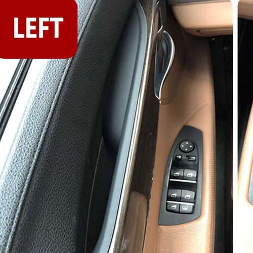 Pair Front Door Interior Inner Handle Pull Carrier Cover For Bmw 7