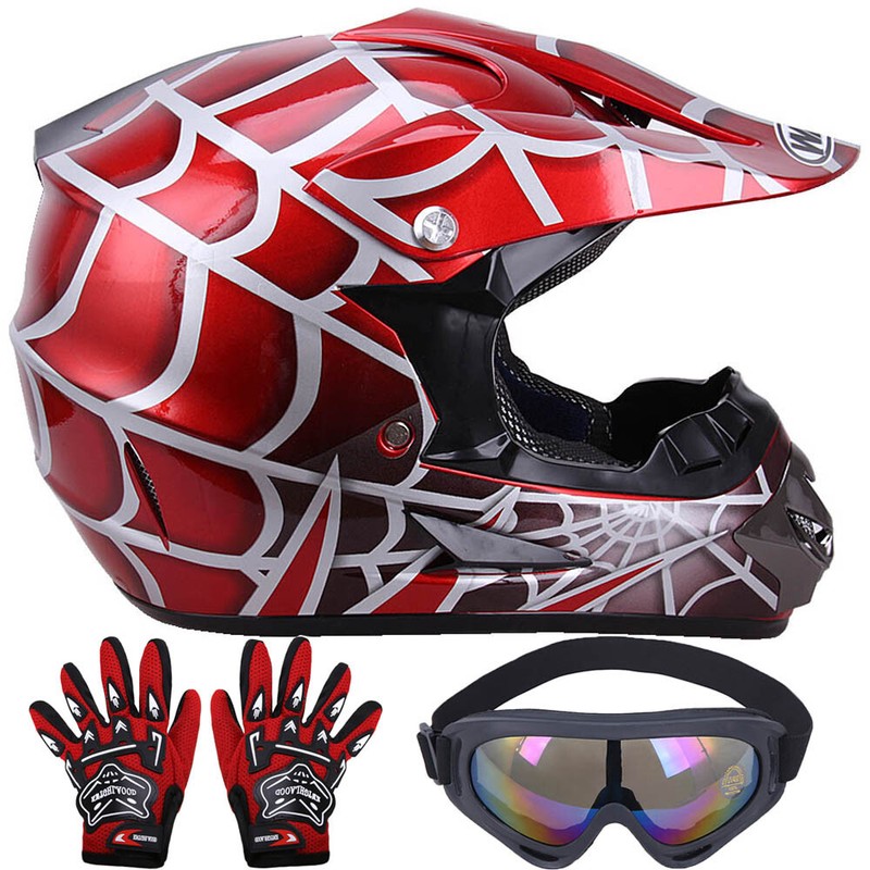 Adult Youth MX BMX Helmet Motorcycle ATV Dirt Bike Off Road Motocross DOT S-XXL