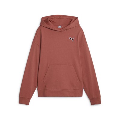 Puma Better Essentials Пуловер с капюшоном Женская красная повседневная верхняя одежда 67680421