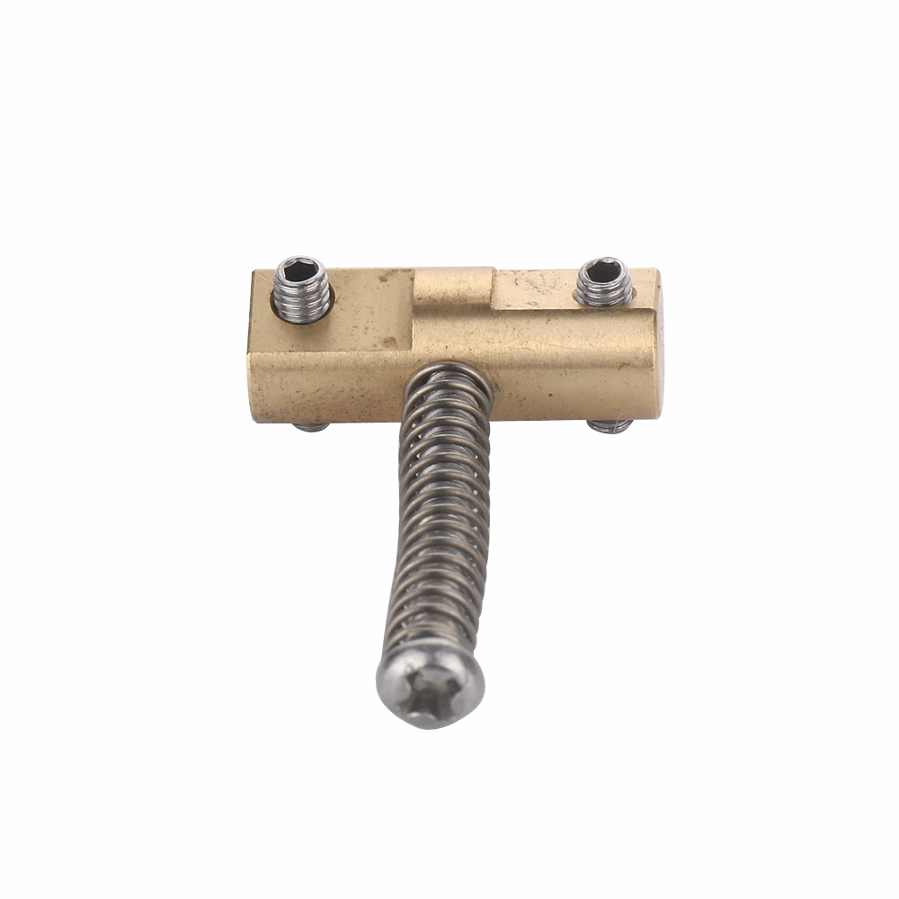 Set of Brass Compensated Vintage Wilkinson-Style Bridge Saddles for Tele Guitar