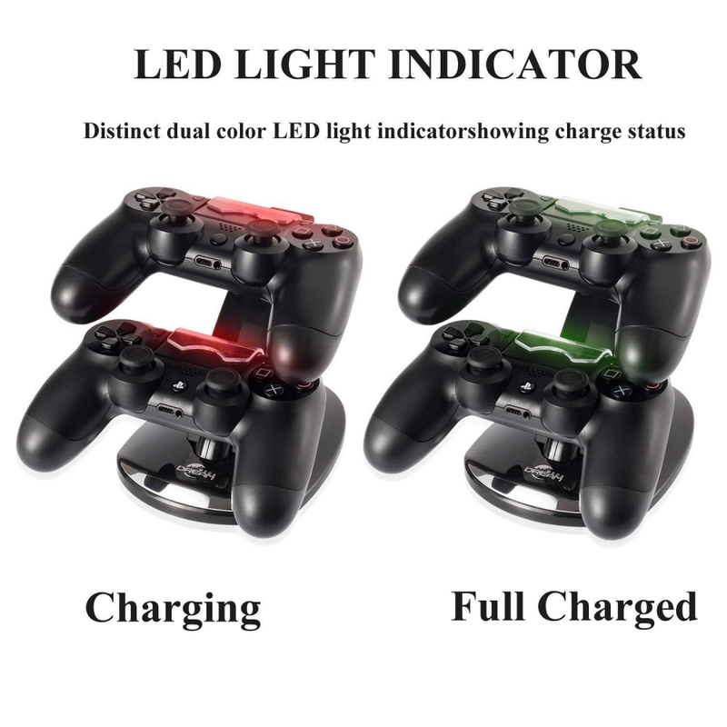 PS4 Controller Charger, Megadream Playstation 4 Charging Station for Sony / Pro