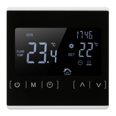 LCD Digital Thermostat Raumthermostat FußBodenheizung Wandheizung Weiß 1 New