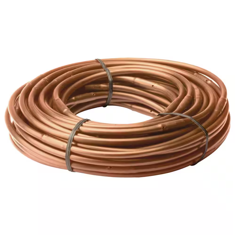 Rain Bird Drip Emitter Tubing 1/4 in x 50 ft 6 in Spacing Garden Irrigation