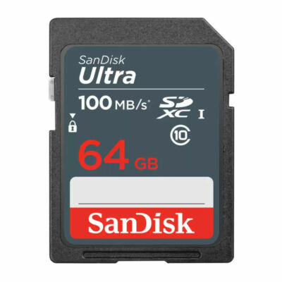 Sandisk SD Card 32GB 64GB 128GB 256GB ULTRA SDHC XC Camera Flash Memory Class 10
