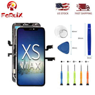 For iPhone Xs Max Screen Replacement LCD Touch Screen Display +Repair Kit Tools