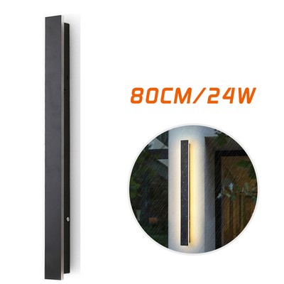 3000-6000K LED Wall Light Waterproof Outdoor Wall Lamp Long Strip Garden Balcony
