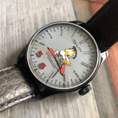 Ultra Rare Azimuth Garfield BIT 56 pcs Singapore Commemorative Edition Watch