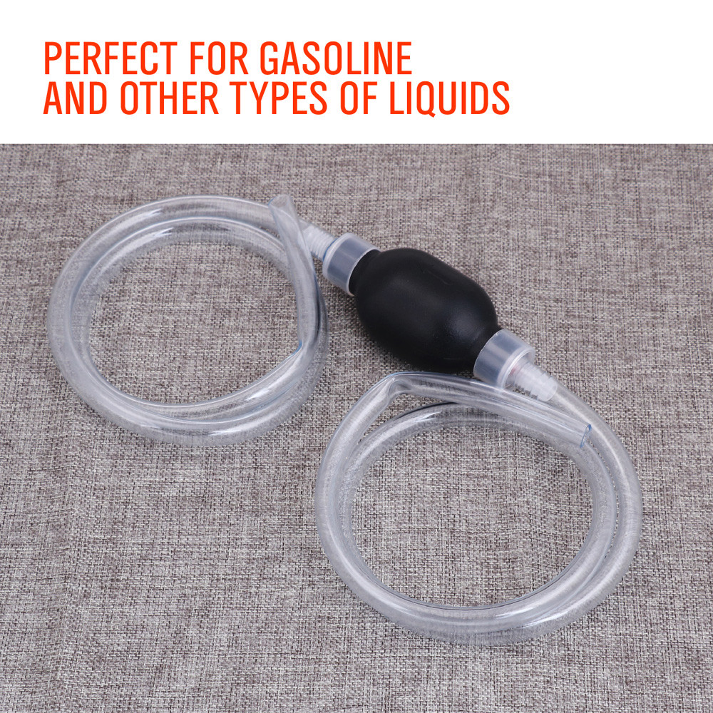 Largest Manual Hand Siphon Syphon Transfer Pump Fluid Liquid Water Gas