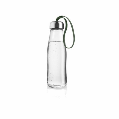 Eva Solo Glass Drinking Bottle Cactus Green, Drinking Bottle, Stainless Steel...