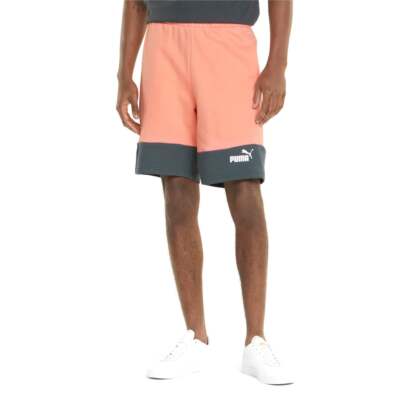 

Puma Power Summer Colorblock Shorts Mens Size  Casual 671643-28, Розовый, Puma Power Summer Colorblock Shorts
