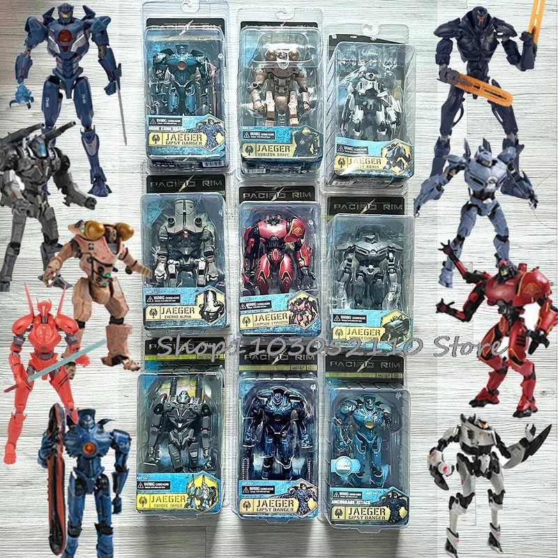 Action Figure Pacific Rim Mecha Set Action Figure Anime Gipsy Danger Bandai