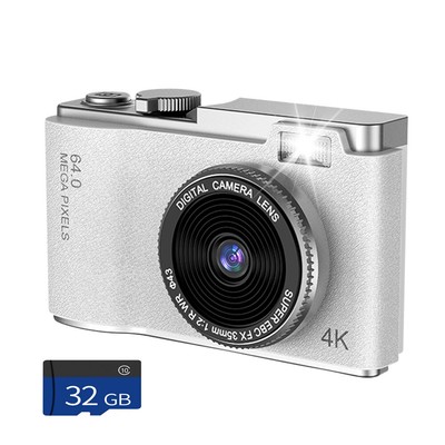 Digital Camera 32GB HD 1080P 44MP 2.4'' LCD Display Screen 16X Zoom Anti-Shake