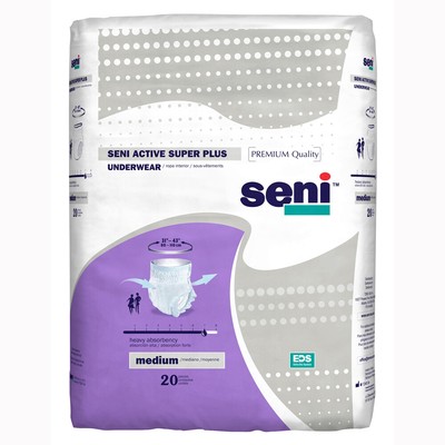 SENI Active Super Plus Underwear-Heavy Incontinence-Case Quantities