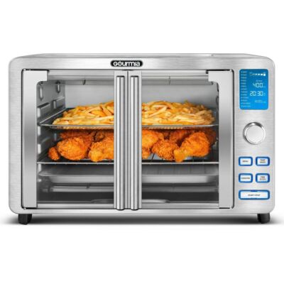 9-Slice Digital Air Fryer Oven 14 One-Touch Functions French Doors