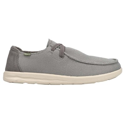 Мужская серая повседневная обувь Sanuk Shaka Mesh Slip On 1119336-020