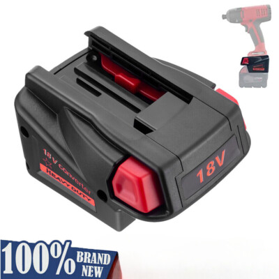 M18V18 Adapter Converter for Milwaukee M18 18V Battery to Milwaukee V18 NI-CD