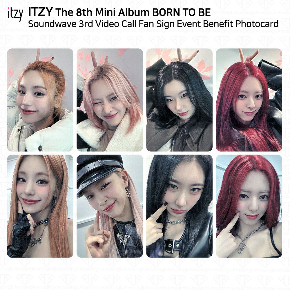 itzy born to be soundwave 直筆サイン チェリョン itzy born to be soundwave 直筆サイン チェリョン ITZY 8th