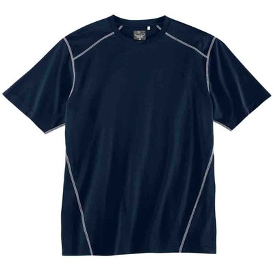 

Rivers End Crew Neck Short Sleeve Athletic TShirt Mens Size  Casual Tops 1110, Синий, River's End Crew Neck Short Sleeve Athletic TShirt
