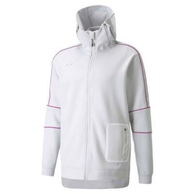 

Puma Future Lab Full Zip Training Jacket Мужская серая повседневная спортивная верхняя одежда 520, Grey, Puma Future Lab Full Zip Training Jacket