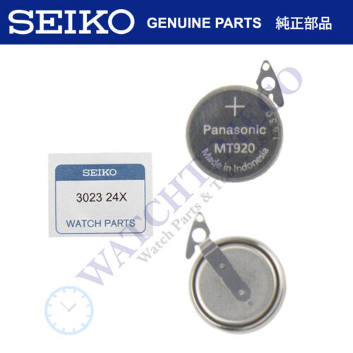 Seiko Kinetic Watch Capacitor Battery 302324X for 7D46 7D48 7D56