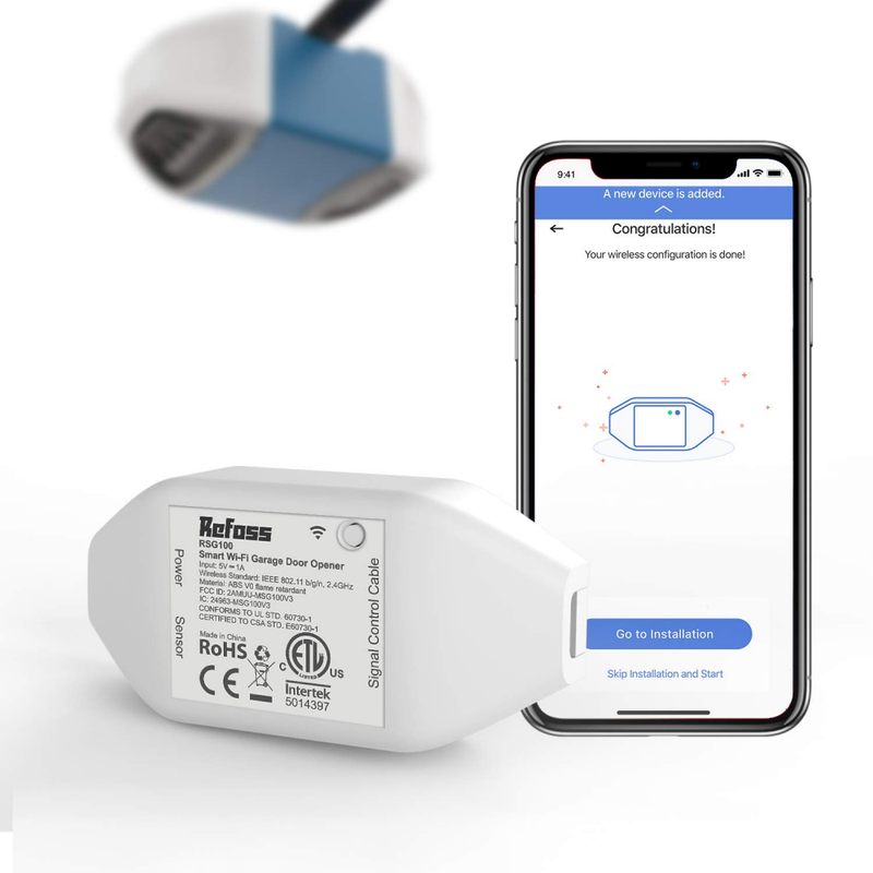 Refoss Smart Wi Fi Garage Door Opener App Control Compatible Alexa