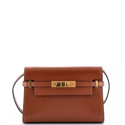 Saint Laurent Two-tone Canvas And Leather Medium Beatrix