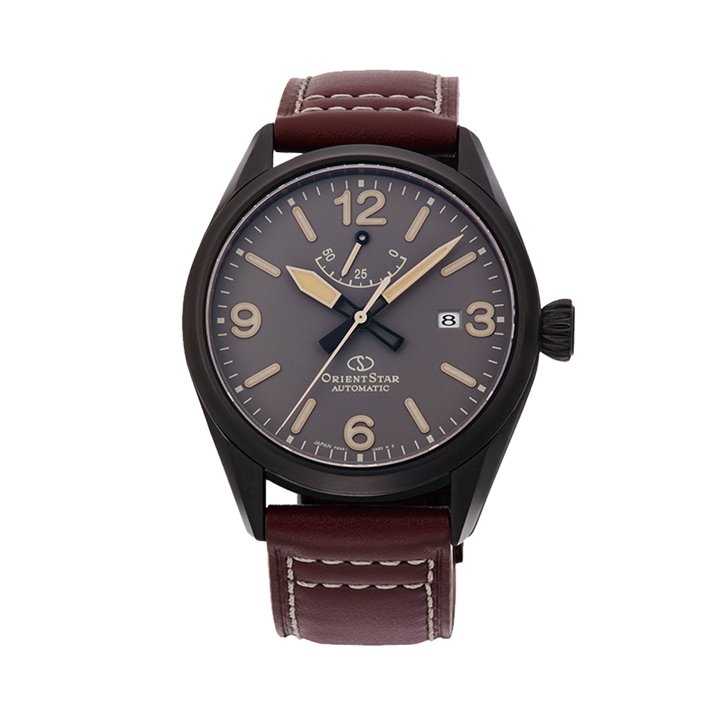 Pre-owned Orient Star Outdoor Sports Mechanical Watch Pri Gray Dial Sapphire Au0202n