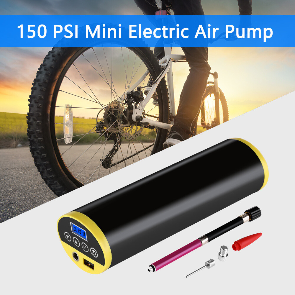 electric air pump for bicycle tires