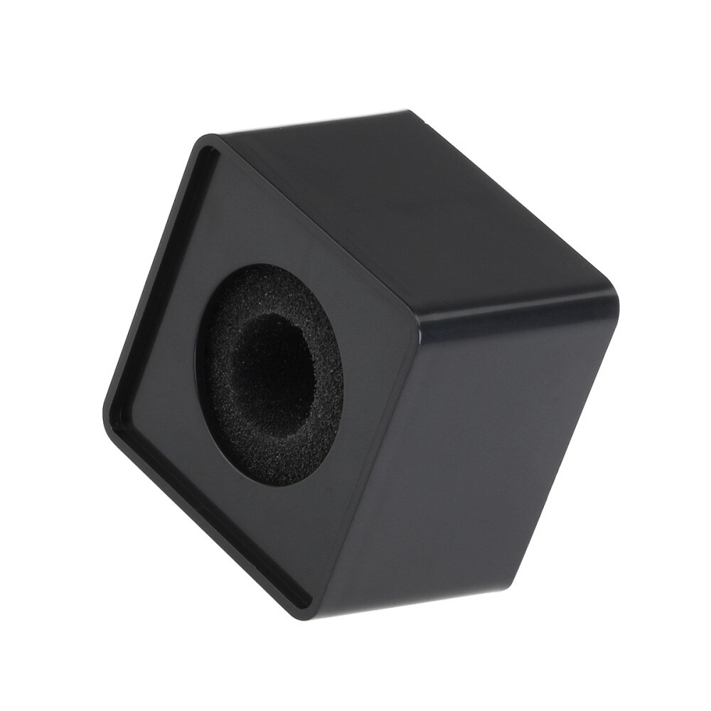 1 PC Microphone LOGO Cube ABS Square Cub Shaped LOGO Box LOGO Flag for