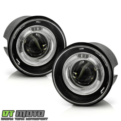 2005-2010 Chrysler 300C 08-09 Dodge Caliber LED Halo Projector Fog Lights Lamps