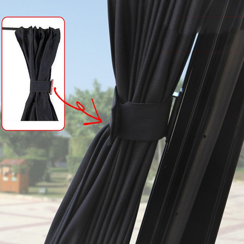 1 Set Suv Car Uv Protection Sun Shade Curtains Side Window Visor