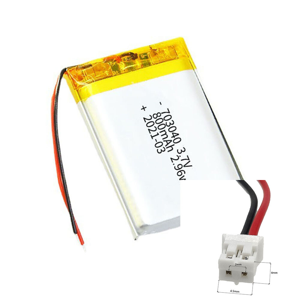 Rechargeable 3.7V 800Mah 703040  Polymer Ion Battery For GPS