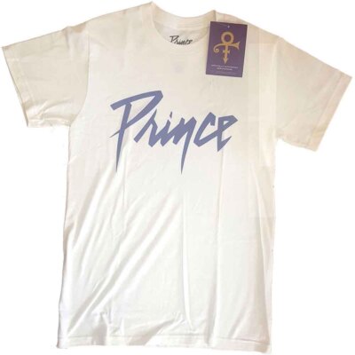 Prince Logo T-Shirt White New