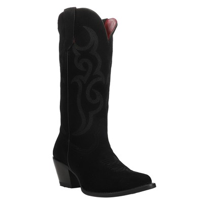 Pre-owned Ferrini Quinn Snip Toe Cowboy Womens Black Casual Boots 8486104
