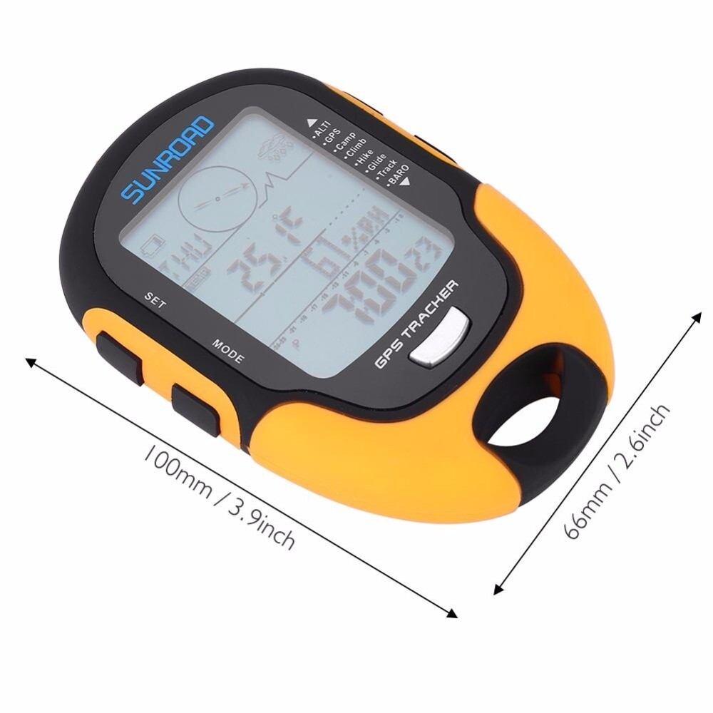 Handheld GPS Navigation Tracker Receiver Locator Waterproof Compass for