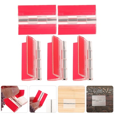  5 Pcs Self Adhesive Folding Hinges Cabinet Door Self-adhesive
