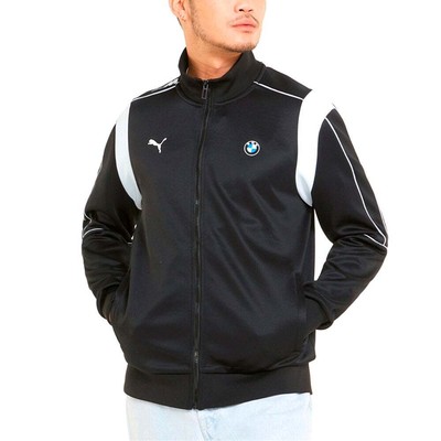 

Puma Bmw Mms T7 Full Zip Track Jacket Mens Size  Повседневная спортивная верхняя одежда 533, Черный, Puma Bmw Mms T7 Full Zip Track Jacket