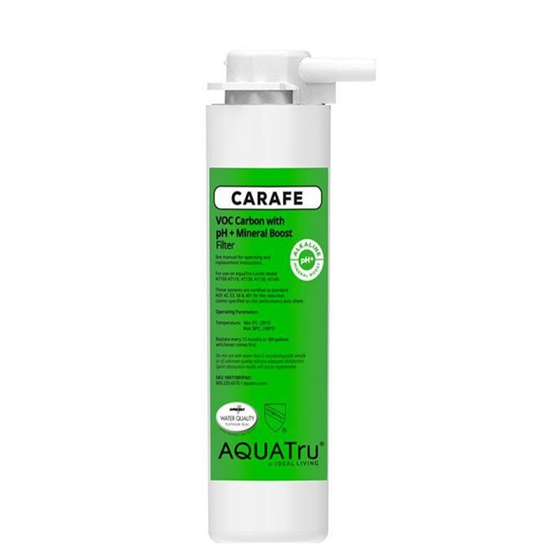 Aquatru VOC Replacement Filter Ph+ Mineral Boost for Aquatru Carafe