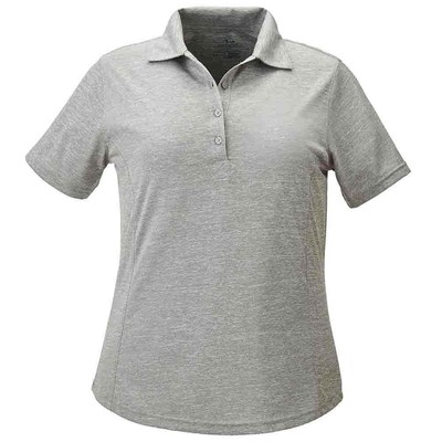 

Page - Tuttle Solid Heather Рубашка поло с коротким рукавом женская серая повседневная P2013-STG, Grey
