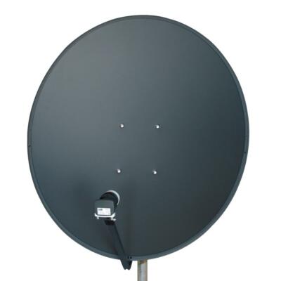 39"  HIGH GAIN KU BAND SATELLITE FTA DISH + QUAD LINEAR FREE TO AIR LNB 97 W 95