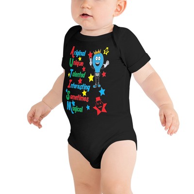 Ariginal Autism Acronym Baby short sleeve one piece 