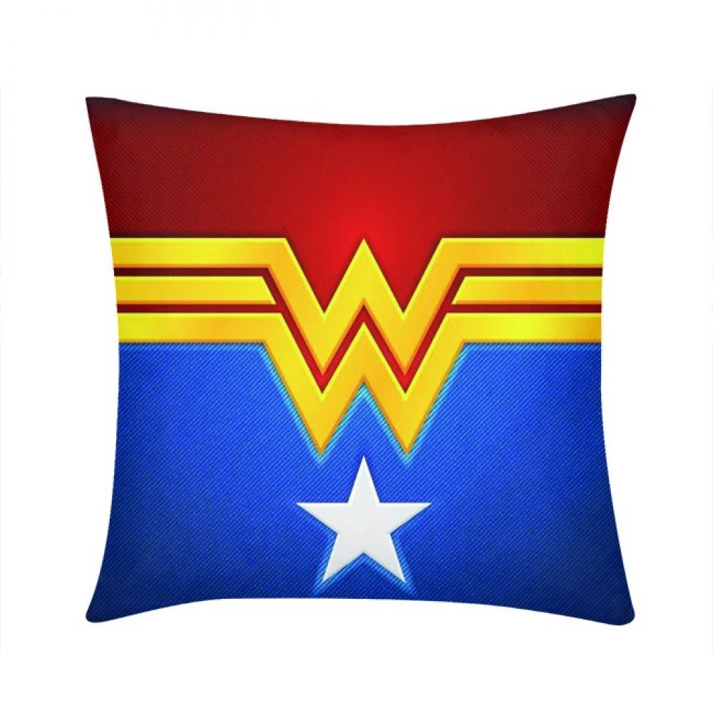 Wonder Woman Throw Pillow Case Square Sofa Couch Cushion Cover