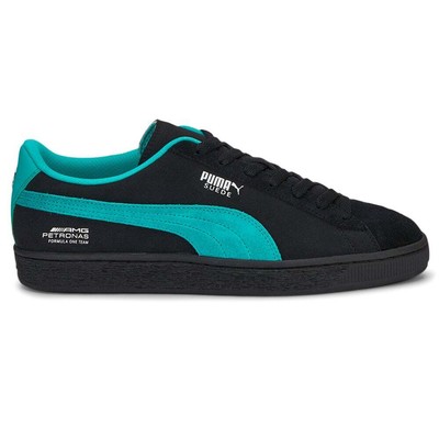 Puma Mapf1 Suede Lace Up Мужские черные кроссовки Повседневная обувь 30713104