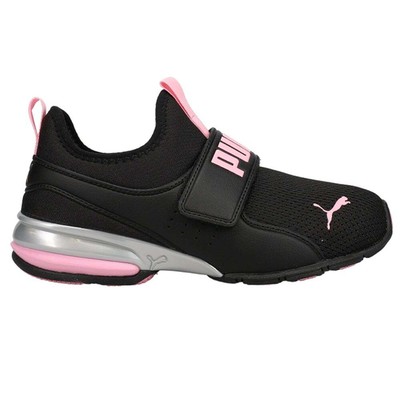 

Кроссовки Puma Axelion Slip On Toddler Girls Size 3 M Повседневная обувь 376751-03, Черный, Puma Axelion Slip On Toddler