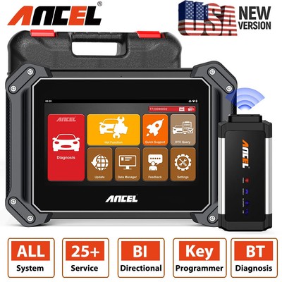ANCEL V6 Plus+ OBD2 Scanner Diagnostic Tool Key Fob Programming Bidirectional US