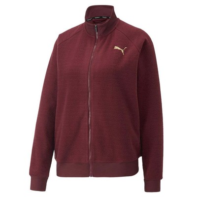 

Puma Fit Sherpa Full Zip Training Jacket Женская фиолетовая повседневная спортивная верхняя одежда, Фиолетовый, Puma Fit Sherpa Full Zip Training Jacket